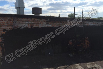 Ремонт мягкой кровли здания депо по адресу г.новомосковск-11